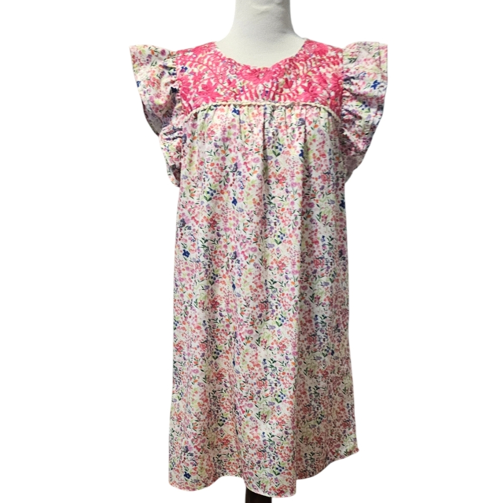 THML Floral Pink and White Dress - Picture 5 of 6